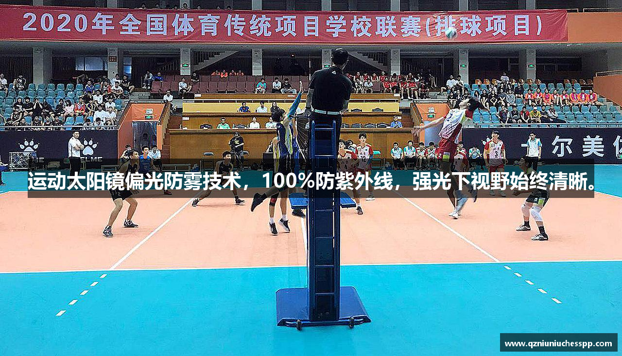 运动太阳镜偏光防雾技术，100%防紫外线，强光下视野始终清晰。